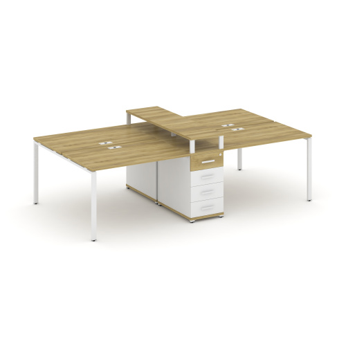 Бенч-система на 4 места с 1 опорной тумбой Concept CN.DRS-434 фото 11