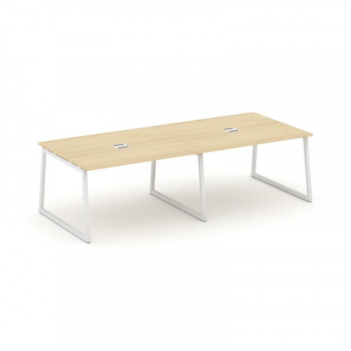 Style Project Стол переговорный SN-4T1.SPRG-042 Акация Лорка/Металл Антрацит/Заглушка Металл Антраци фото 22