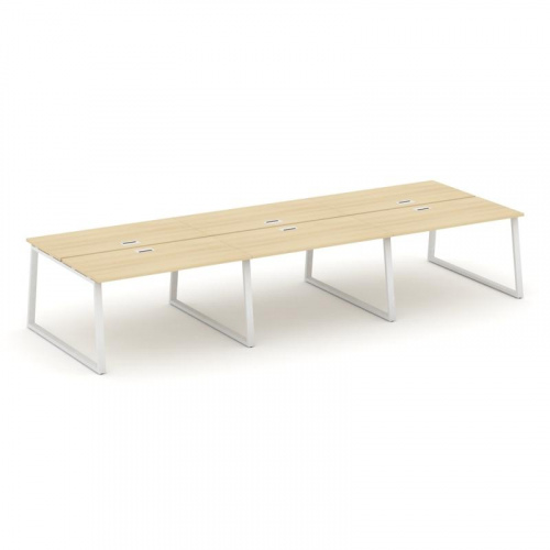 Style Project Рабочая станция 2-х сторон. SN-6T1.DRS-062 Акация Лорка/Металл Антрацит/Заглушка Пласт фото 21