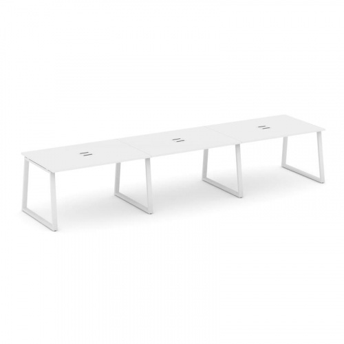 Style Project Стол переговорный SN-6T1.SPRG-023 Акация Лорка/Металл Антрацит/Заглушка Металл Антраци фото 18