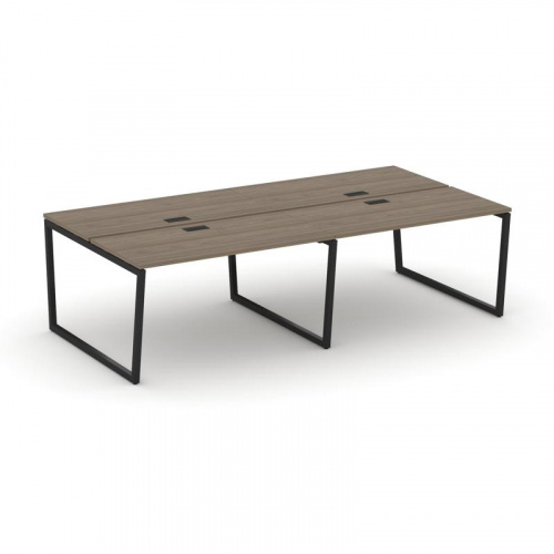 Style Project Рабочая станция 2-х сторон. SN-4T2.DRS-043 Акация Лорка/Металл Антрацит/Заглушка Пласт фото 7