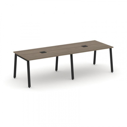 Style Project Стол переговорный SN-6A.SPRG-012 Тиквуд Светлый/Металл Антрацит 2360*980*750 фото 6 Style Project Стол переговорный SN-6A.SPRG-012 Тиквуд Светлый/Металл Антрацит 2360*980*750 фото 6