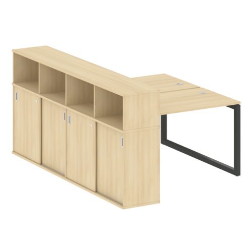 Бенч-система с шкафом-купе на О-обр. м/к Metal System Quattro 50БО.РС-СШК-4.2 фото 14