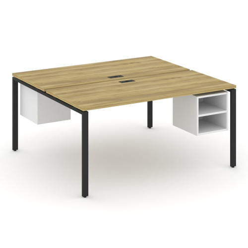 Бенч-система на 2 места с подвесными тумбами Concept CN.DRS-108 фото 4