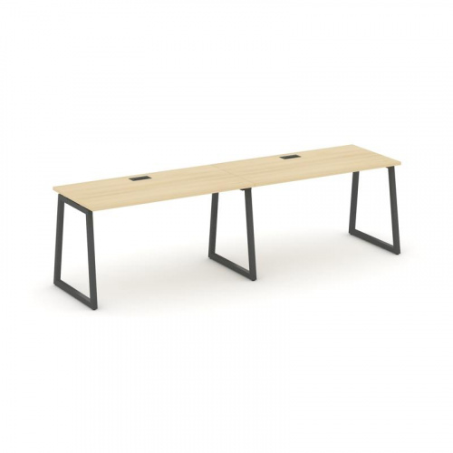 Style Project Рабочая станция 1 сторон. SN-4T1.ORS-004 Акация Лорка/Металл Антрацит/Заглушка Пластик фото 28