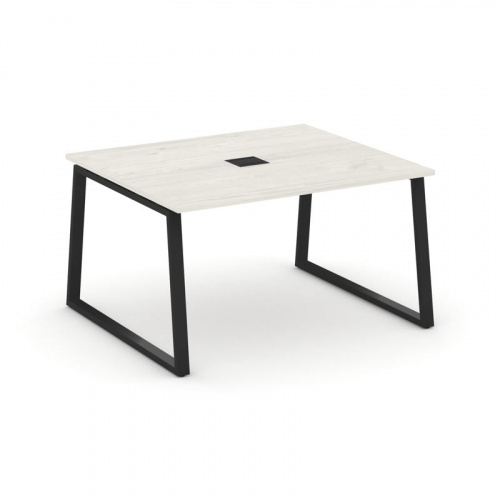 Style Project Стол переговорный SN-6T1.SPRG-032 Акация Лорка/Металл Антрацит/Заглушка Металл Антраци фото 8