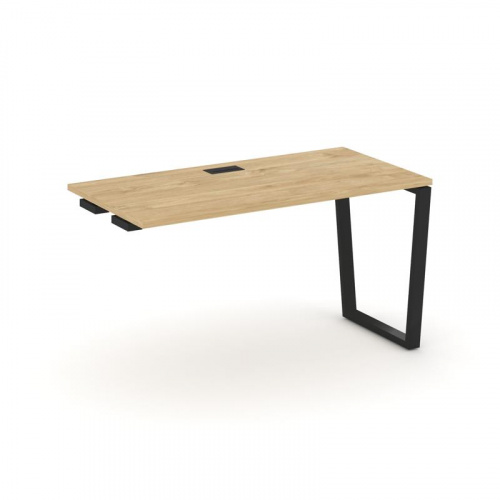 Style Project Стол-приставка к опор. элем. SN-6T2.OPRS-012 Акация Лорка/Металл Антрацит/Заглушка Пла