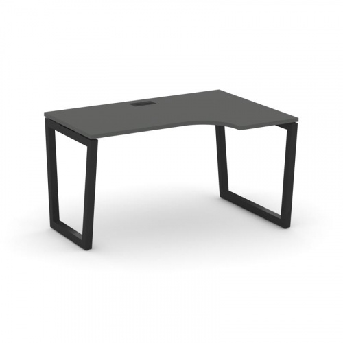 Style Project Стол рабочий эргоном. SN-5T2.SPA-001(R) Акация Лорка/Металл Антрацит/Заглушка Пластик фото 8