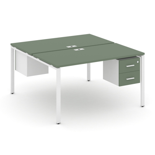 Бенч-система на 2 места с подвесными тумбами Concept CN.DRS-116 фото 5