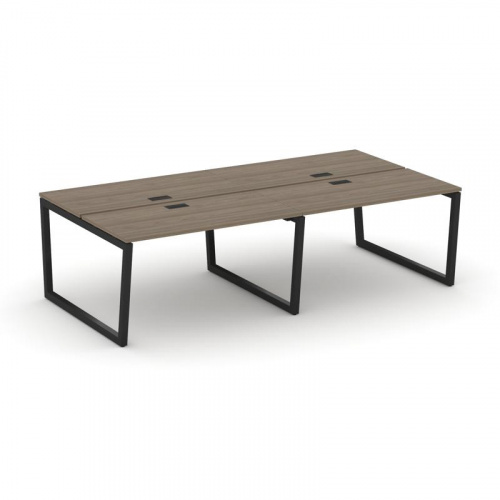 Style Project Рабочая станция 2-х сторон. SN-5T2.DRS-031 Акация Лорка/Металл Антрацит/Заглушка Пласт фото 9