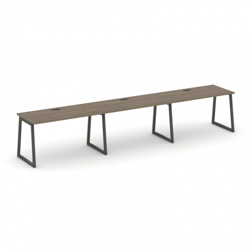 Style Project Рабочая станция 1 сторон. SN-4T1.ORS-054 Акация Лорка/Металл Антрацит/Заглушка Пластик фото 12