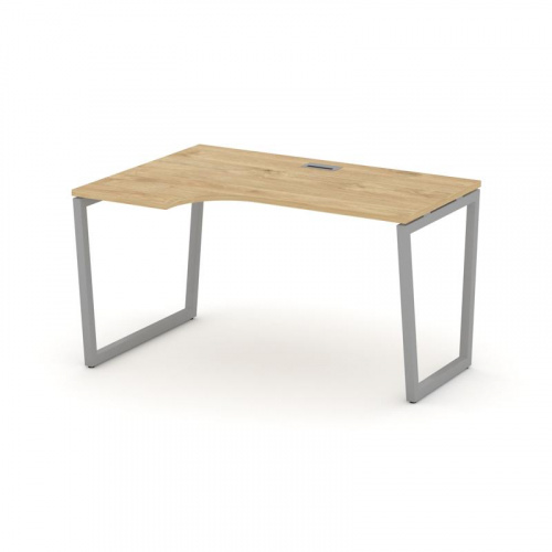 Style Project Стол рабочий эргоном. SN-4T2.SPA-012(L) Акация Лорка/Металл Антрацит/Заглушка Пластик фото 2