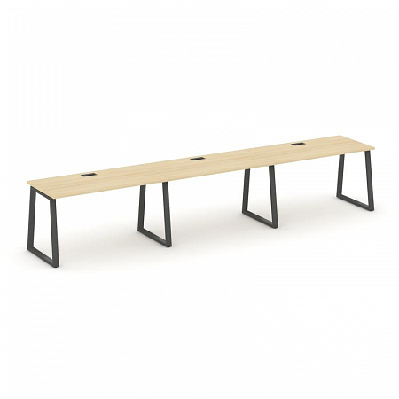 Style Project Рабочая станция 1 сторон. SN-6T1.ORS-041 Акация Лорка/Металл Антрацит/Заглушка Пластик