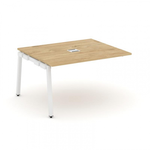 Style Project Проходной наб. элем. перег. стола SN-5A.NSPRG-032 Вяз Благородный/Металл Белый 1180*11 фото 2