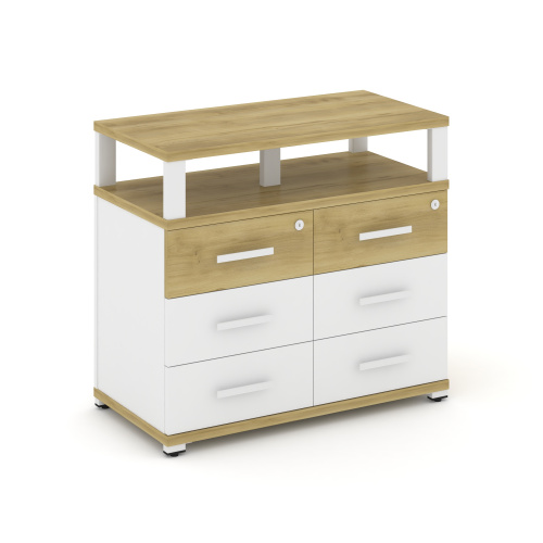 Тумба приставная с 6 ящиками Concept CN.TSP-009 W фото 3