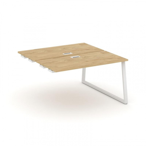 Style Project Стол-приставка к опор. элем. SN-6T1.DPRS-013 Акация Лорка/Металл Антрацит/Заглушка Пла фото 3