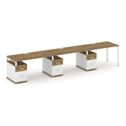 Бенч-система на 3 места с 3 опорными тумбами Concept CN.ORS-347 фото 8