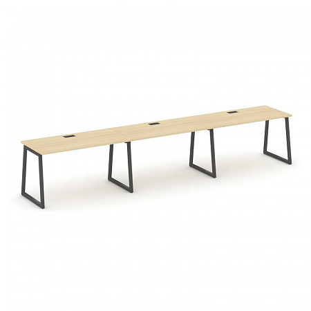 Style Project Рабочая станция 1 сторон. SN-4T1.ORS-052 Акация Лорка/Металл Антрацит/Заглушка Пластик