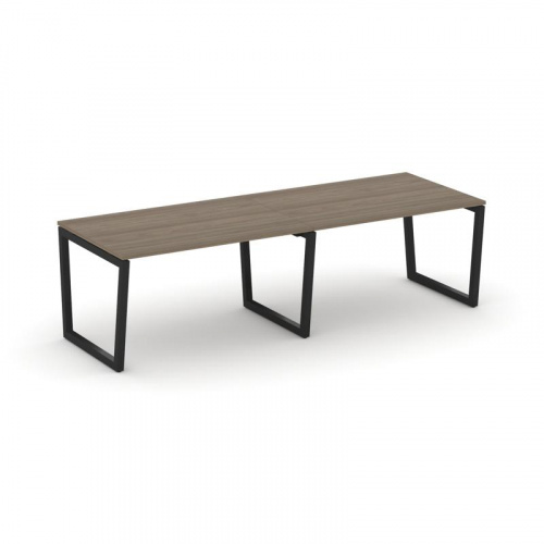 Style Project Стол переговорный SN-5T2.SPRG-011.3 Акация Лорка/Металл Антрацит 1960*980*750 фото 6