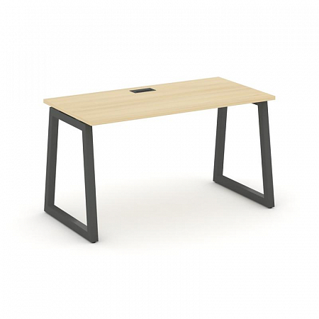 Style Project Стол письменный SN-5T1.SP-004 Акация Лорка/Металл Антрацит/Заглушка Пластик Черный 158