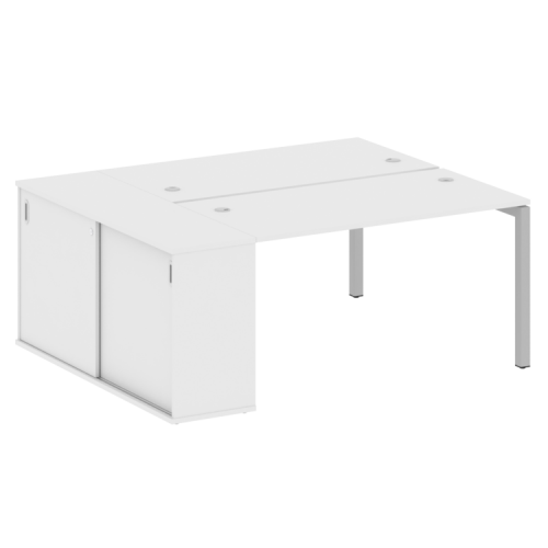 Бенч-система с шкафом-купе на П-обр. м/к Metal System Quattro 50БП.РС-СШК-1.3 фото 7