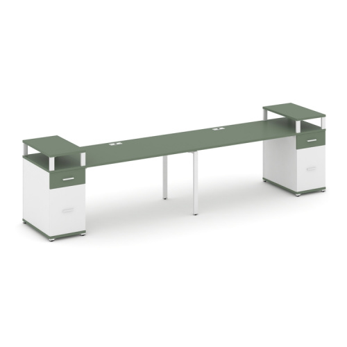 Бенч-система на 2 места с 2 опорными тумбами Concept CN.ORS-432 фото 5