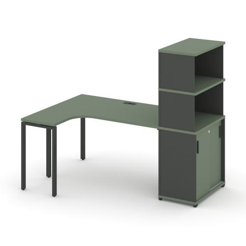 Стол эргономичный с опорным шкафом-купе Concept CN.SA-221(L)