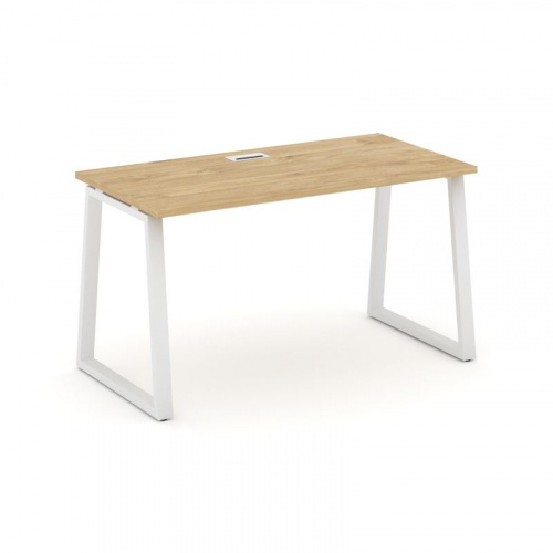 Style Project Стол письменный SN-6T1.SP-004 Акация Лорка/Металл Антрацит/Заглушка Пластик Черный 158 фото 3