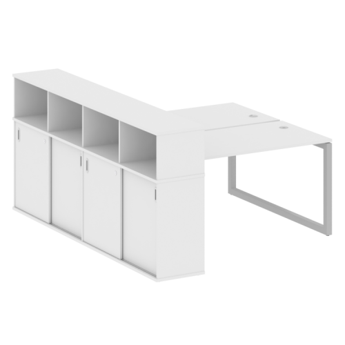 Бенч-система с шкафом-купе на О-обр. м/к Metal System Quattro 50БО.РС-СШК-4.3 фото 12