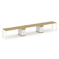 Бенч-система на 3 места с 2 опорными тумбами Concept CN.ORS-440