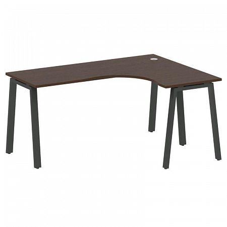 Стол офисный криволинейный Metal System БА.СА-4 (R)