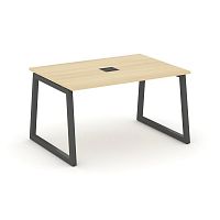 Style Project Стол переговорный SN-5T1.SPRG-004 Акация Лорка/Металл Антрацит/Заглушка Металл Антраци