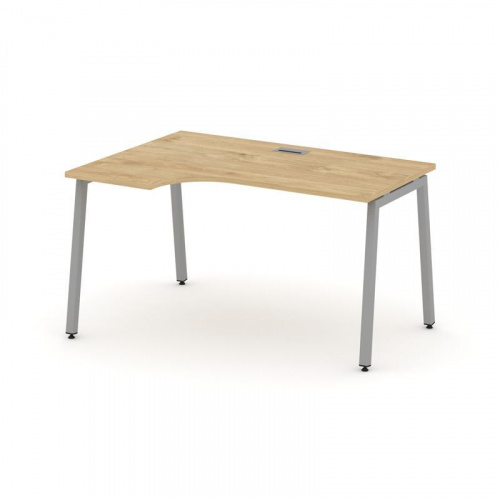 Style Project Стол рабочий эргоном. SN-4A.SPA-021(L) Антрацит/Металл Антрацит 1380*800/980*750 фото 11