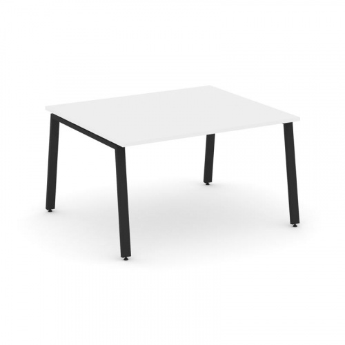 Style Project Стол переговорный SN-6A.SPRG-032.3 Тиквуд Светлый/Металл Белый 1180*1180*750 фото 11