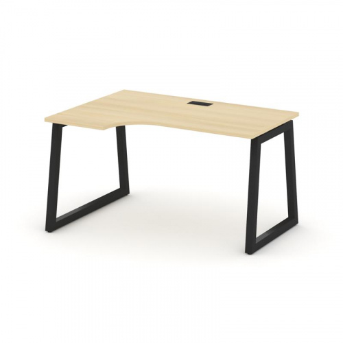 Style Project Стол рабочий эргоном. SN-5T1.SPA-002(L) Акация Лорка/Металл Антрацит/Заглушка Пластик фото 6 Style Project Стол рабочий эргоном. SN-5T1.SPA-002(L) Акация Лорка/Металл Антрацит/Заглушка Пластик фото 6