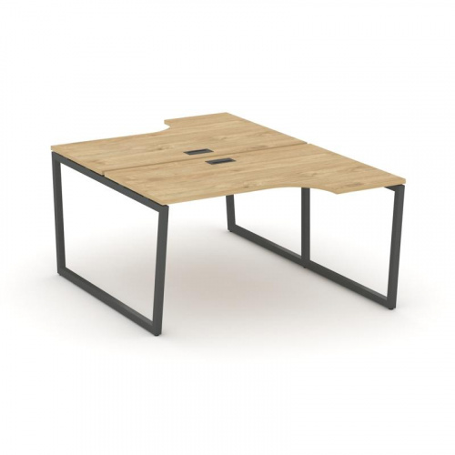 Style Project Рабочая станция эргоном. SN-4T2.DRPA-022 Акация Лорка/Металл Антрацит/Заглушка Пластик фото 22