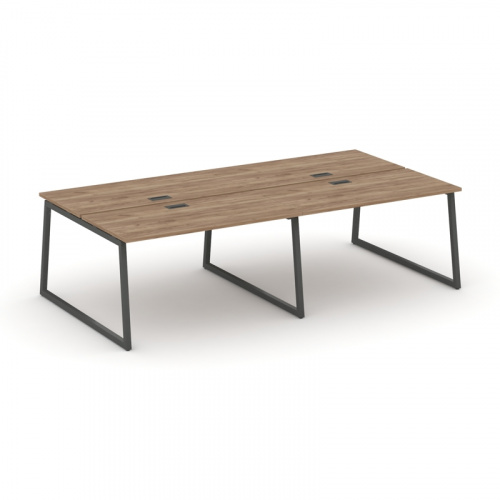 Style Project Рабочая станция 2-х сторон. SN-4T1.DRS-043 Акация Лорка/Металл Антрацит/Заглушка Пласт фото 10