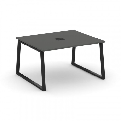 Style Project Стол переговорный SN-6T1.SPRG-032 Акация Лорка/Металл Антрацит/Заглушка Металл Антраци фото 5