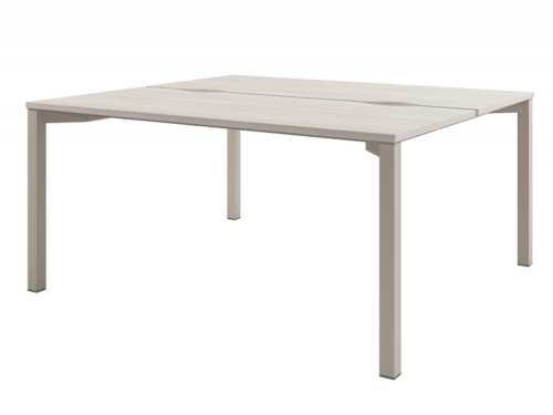 Стол тандем на металлокаркасе D-42 фото 2