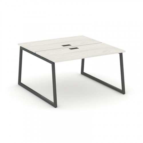 Style Project Рабочая станция 2-х сторон. SN-4T1.DRS-014 Акация Лорка/Металл Антрацит/Заглушка Пласт фото 9