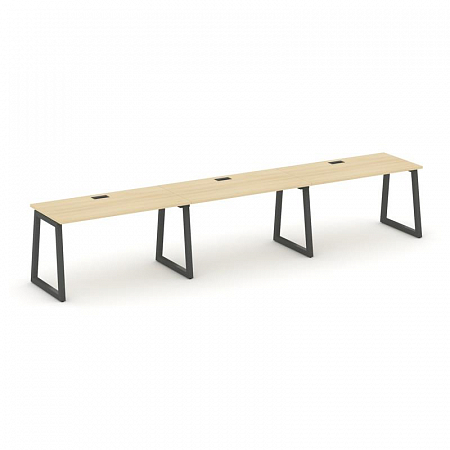 Style Project Рабочая станция 1 сторон. SN-5T1.ORS-042 Акация Лорка/Металл Антрацит/Заглушка Пластик