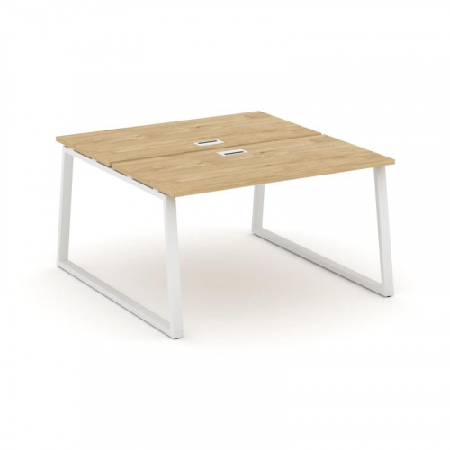 Style Project Рабочая станция 2-х сторон. SN-6T1.DRS-011 Акация Лорка/Металл Антрацит/Заглушка Пласт фото 3