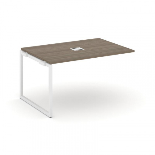 Style Project Проходной наб. элем. перег. стола SN-4O.NSPRG-001 Дуб Наварра/Металл Белый 980*980*750 фото 7