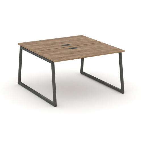 Style Project Рабочая станция 2-х сторон. SN-4T1.DRS-014 Акация Лорка/Металл Антрацит/Заглушка Пласт фото 10