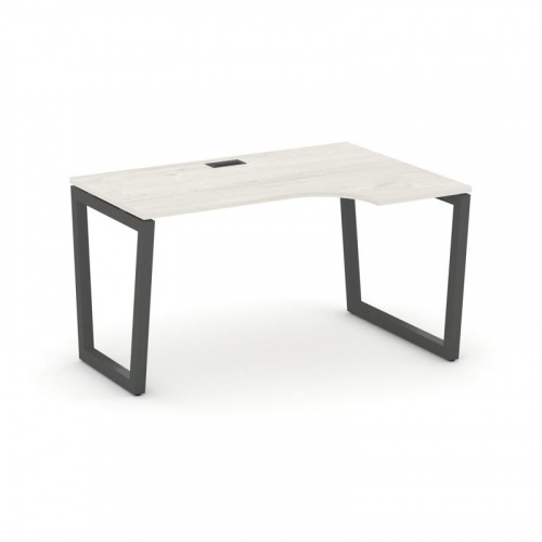 Style Project Стол рабочий эргоном. SN-5T2.SPA-001(R) Акация Лорка/Металл Антрацит/Заглушка Пластик фото 24