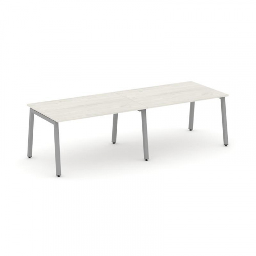 Style Project Стол переговорный SN-5A.SPRG-014.3 Тиквуд Светлый/Металл Антрацит 3160*980*750 фото 2 Style Project Стол переговорный SN-5A.SPRG-014.3 Тиквуд Светлый/Металл Антрацит 3160*980*750 фото 2