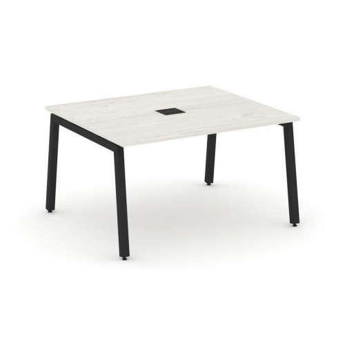 Style Project Стол переговорный SN-5A.SPRG-032 Акация Лорка/Металл Белый 1180*1180*750 Style Project Стол переговорный SN-5A.SPRG-032 Акация Лорка/Металл Белый 1180*1180*750