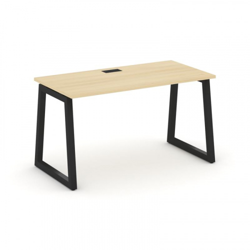 Style Project Стол письменный SN-5T1.SP-004 Акация Лорка/Металл Антрацит/Заглушка Пластик Черный 158 фото 7