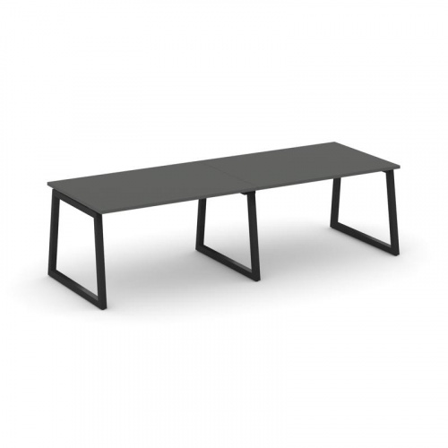 Style Project Стол переговорный SN-5T1.SPRG-011.3 Акация Лорка/Металл Антрацит 1960*980*750 фото 5