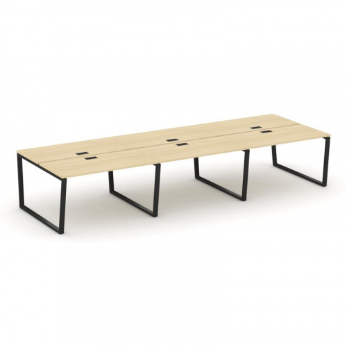 Style Project Рабочая станция 2-х сторон. SN-6T2.DRS-062 Акация Лорка/Металл Антрацит/Заглушка Пласт фото 6